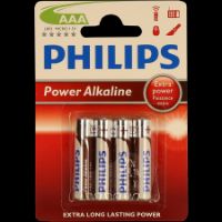 Imagem de PILHA PHILIPS POWER LIFE BL4 LR03