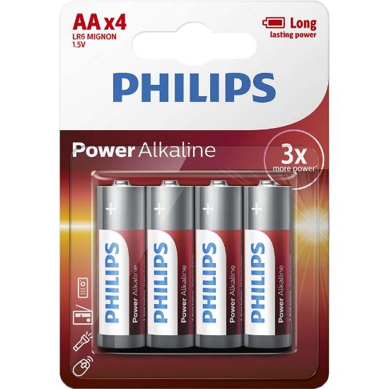 Imagem de PILHA PHILIPS POWER LIFE BL4 LR6