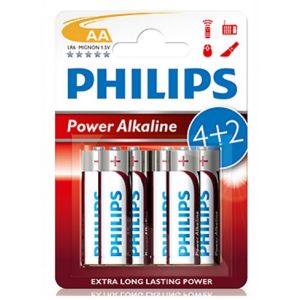 Imagem de PILHAS PH.POWERLIFE LR6 BL4+2