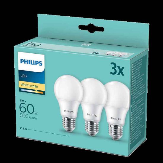 Imagem de LED 60W A60 E27 WW FR ND 3PF/6 DISC