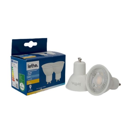 Imagem de LAMP LED GU10 345LM 4,5W 38° LETHE 2UN