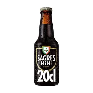 Imagem de CERV C/ALC SAGRES PRETA 20CL TR