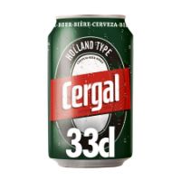 Imagem de CERVEJA CERGAL LATA 33CL