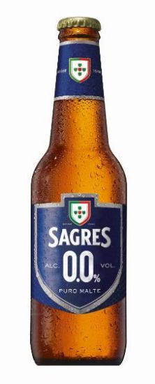 Imagem de CERVEJA 0,0% ÁLCOOL SAGRES 33CL