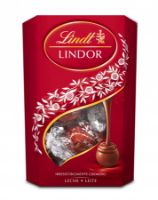 Imagem de BOMBONS LEITE LINDOR CORNET 200G