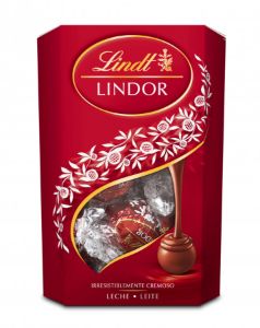 Imagem de BOMBONS LEITE LINDOR CORNET 200G