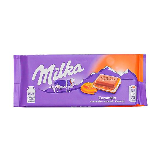Imagem de TABLETE CARAMELO MILKA 100G