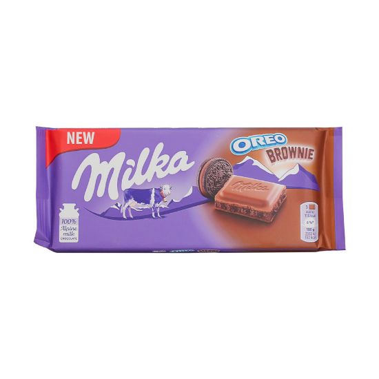 Imagem de TABLETEOREO BROWNIE MILKA 100G