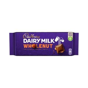 Imagem de TABLETE LEITE CADBURY WHOLENUT 180G