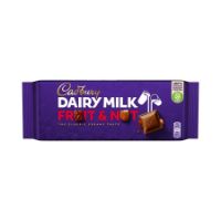 Imagem de TABLETE LEITE CADBURY FRUIT&NUT 180G