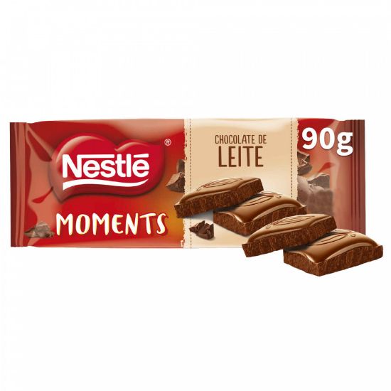 Imagem de TAB CHOC LEITE MOMENTS NESTLÉ 90G