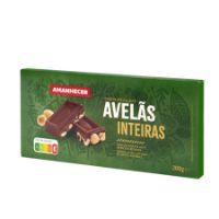 Imagem de TAB CHOC LEITE AVELÃS INT AMANH 200G