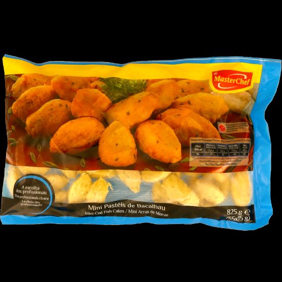 Imagem de PASTEIS BACALHAU MINI MCHEF CG 55UN 825G