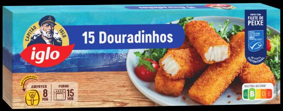Imagem de DOURADINHOS DE PEIXE CAPITÃO IGLO 15UN