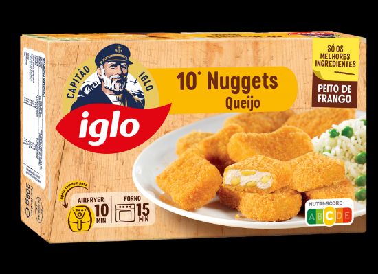 Imagem de NUGGETS DE FRANGO E QUEIJO CAP IGLO 10UN