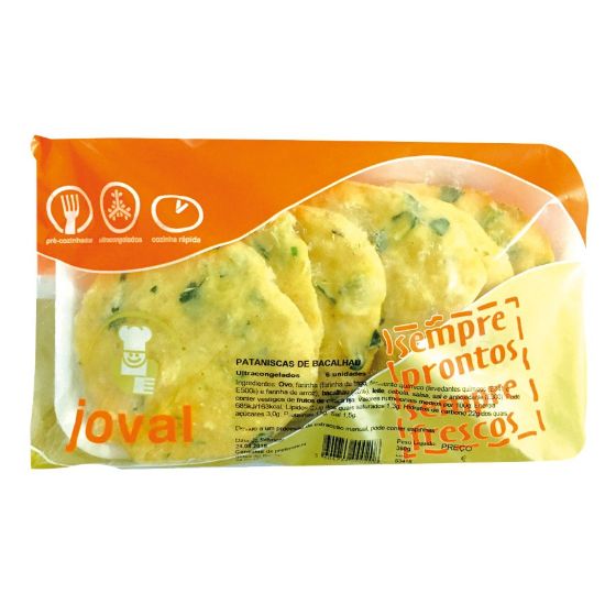 Imagem de Pataniscas de Bacalhau Joval Cong 6Un360 Gr