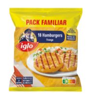 Imagem de Hambúrguer de Frango Iglo sem Gluten 1,08 Kg Congelado 18 Un