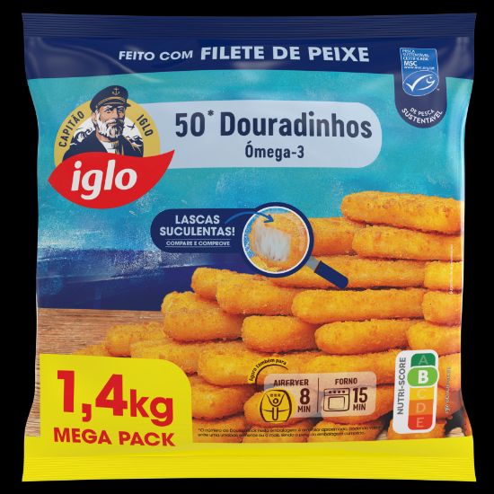 Imagem de DOURADINHOS DE PEIXE CAPITÃO IGLO 50UN