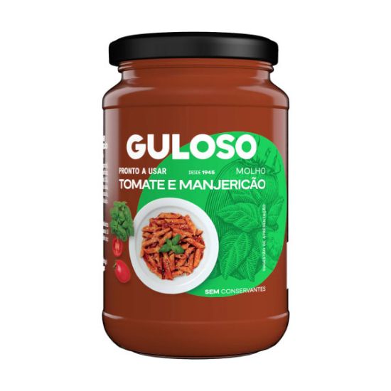 Imagem de MOLHO TOMATE MANJERICÃO GULOSO 350G