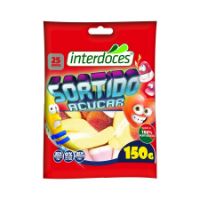 Imagem de GOMAS SORTIDAS AÇUCAR INTERDOCES 150G