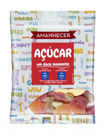 Imagem de GOMAS AMANH SORTIDO ACUCAR 100