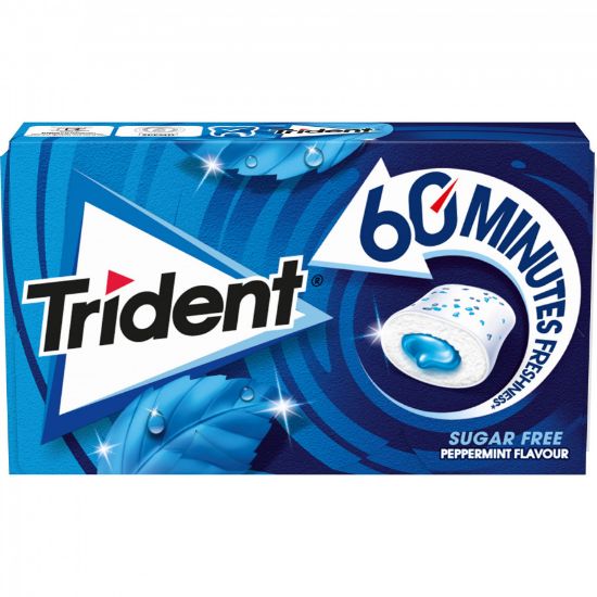 Imagem de PAST TRIDENT PEPPERMINT 60 MINUTOS 22G