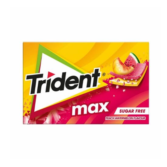 Imagem de PAST. TRIDENT MAX PÊSSEGO & MELANCIA 27G