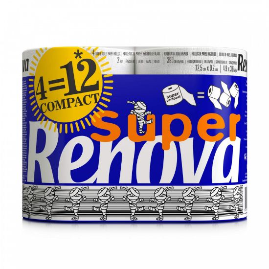 Imagem de PAPEL HIG COMPACT SUPER RENOVA 4=12R