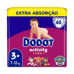 Imagem de FRALDA DODOT ACTIVITY EXTRA T3 60UN