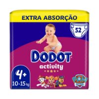 Imagem de FRALDA DODOT ACTIVITY EXTRA T4 52UN