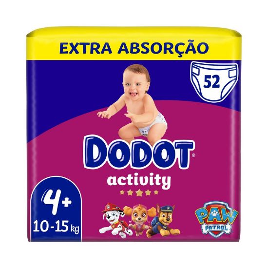 Imagem de FRALDA DODOT ACTIVITY EXTRA T4 52UN