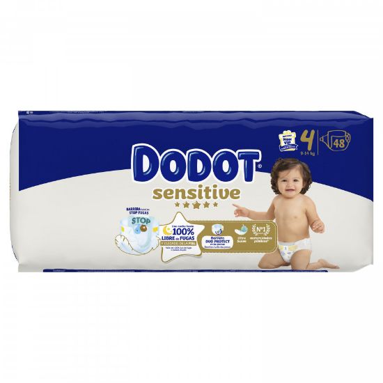 Imagem de FRALDA DODOT SENSITIVE T4 9-14KG 48 UN