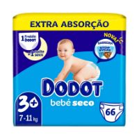 Imagem de FRALDA DODOT BEBE SECO EXTRA T3 66UN