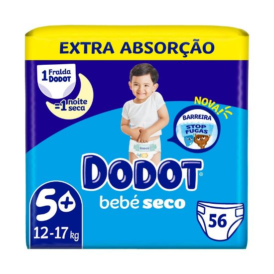 Imagem de FRALDA DODOT BEBE SECO EXTRA T5 56UN