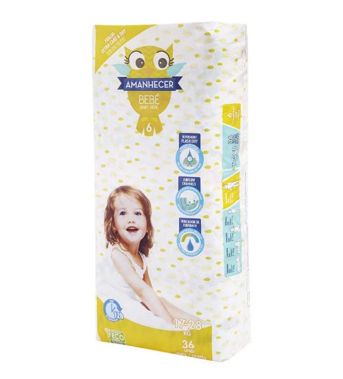 Imagem de FRALDA AMANHECER DRY T6 17-28KG 36UN