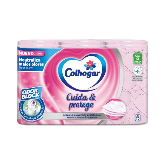 Imagem de PAPEL HIG 3F CUIDA E PROTEGE COLHOGAR 12