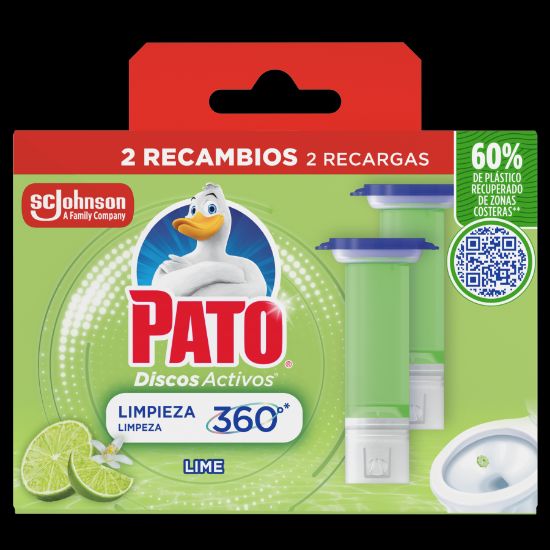 Imagem de BLOCO WC PATO DISCOS ACT REC LIME 2UN