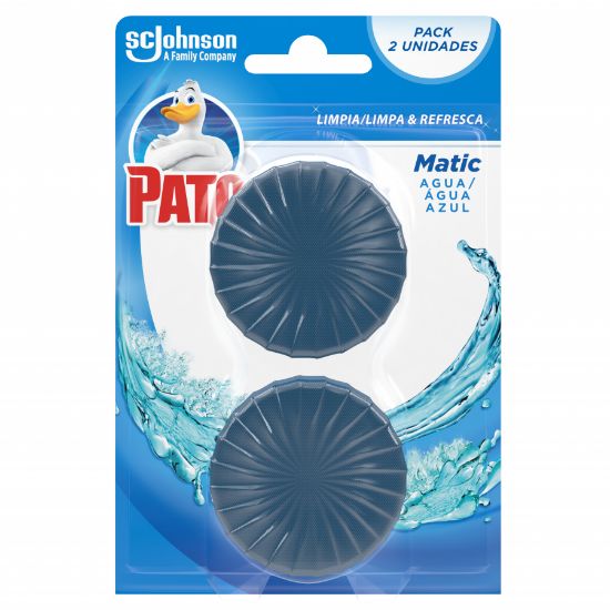 Imagem de BLOCO WC PATO AUTOCLISM AGUA AZUL 2X50G