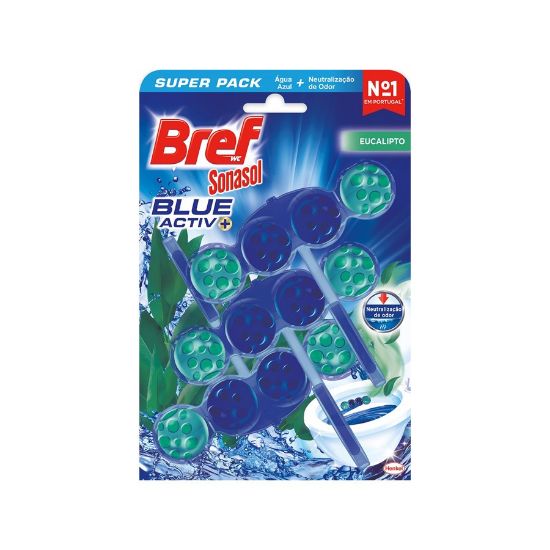 Imagem de BLOCO WC BREF BLUE ACTIV EUCALIPTO 3UN