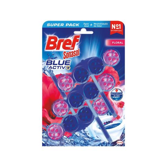 Imagem de BLOCO WC BREF BLUE ACT FLORAL 3UN