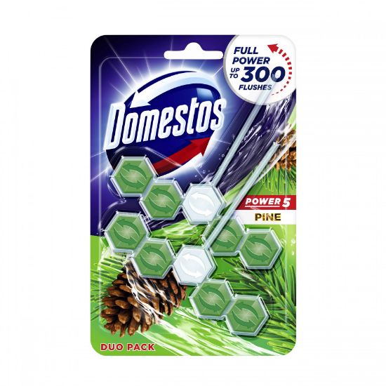 Imagem de BLOCO WC DOMESTOS POWER5 PINHO 2UN