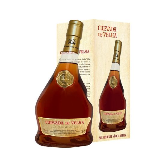 Imagem de AGUARDENTE VELHA CURVADA DE VELHA 70CL