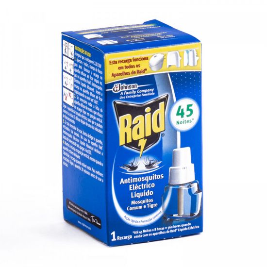 Imagem de INSETICIDA ELET RAID REC 45 NOITES 27ML