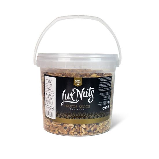 Imagem de NOZES DESCASCADAS LUX BALDE  1,4KG
