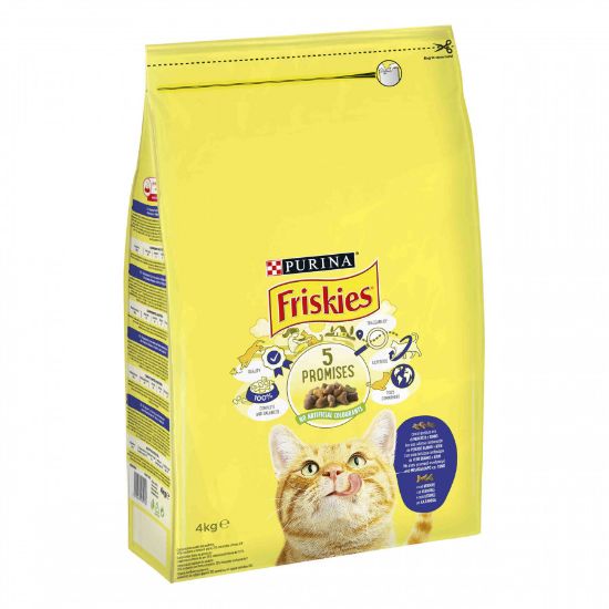 Imagem de GATO SECA FRISKIES BACALHAU 4KG