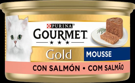 Imagem de GT HÚMIDA GOURMET GOLD MOUSSE SALMÃO 85G