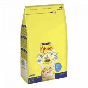 Imagem de GATO SECA FRISKIES ESTERIL SALMÃO 1,5KG