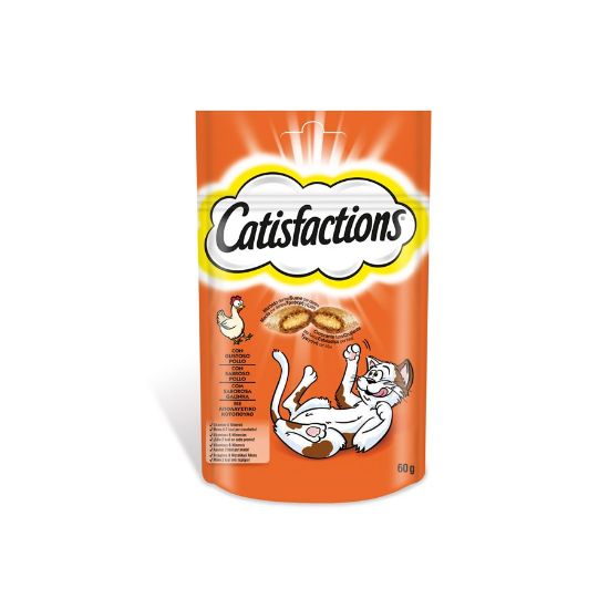 Imagem de GATO SNACK CATISFACTIONS GALINHA 60G