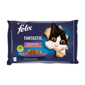 Imagem de GT HÚMIDA FELIX FANTASTIC FAVORITO 4X85G
