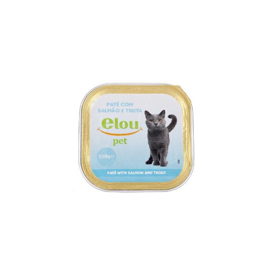 Imagem de COM HUM GATO SALMÃO&TRUTA PATE ELOU 100G